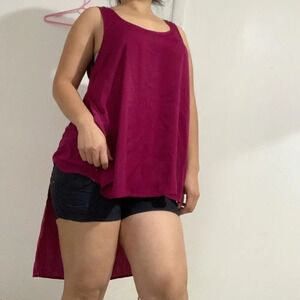 Guess purple tunic Size M